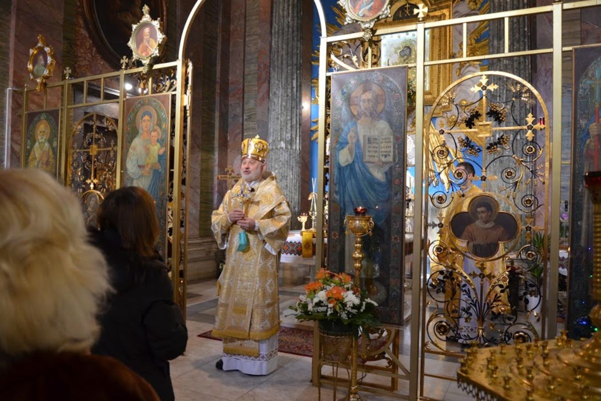 «Наслідувати святого Миколая — це крок у повноту життя», — владика Йосиф Мілян в Українській парафії свв. Сергія і Вакха в Римі