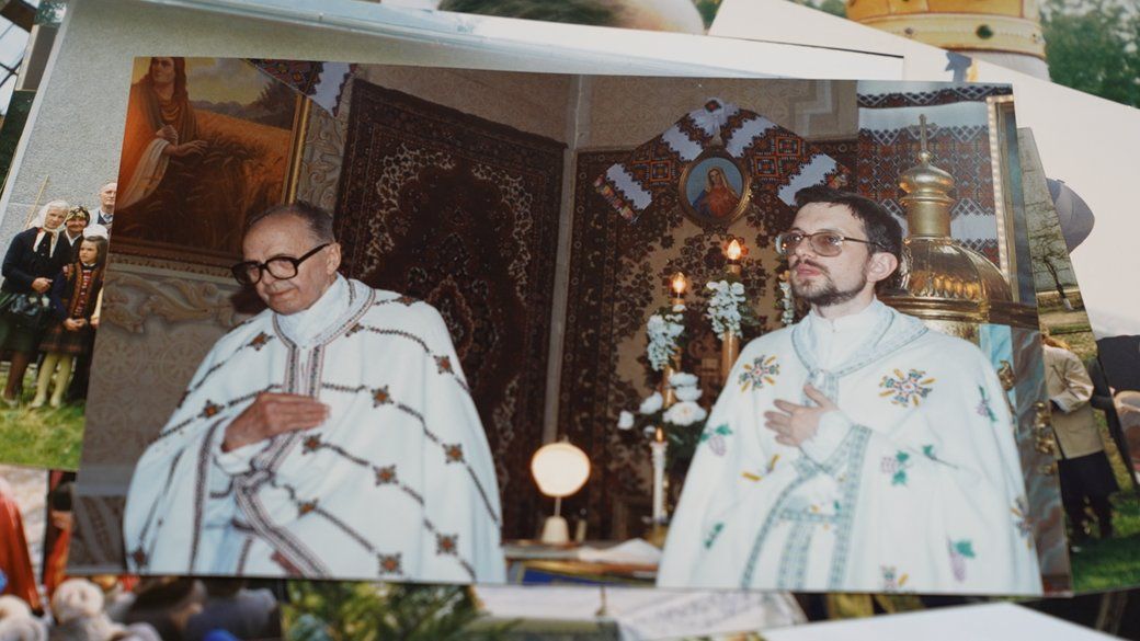 Священники Іван Чав'як та Борис Гобир, Івано-Франківськ.