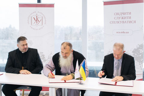 УКУ та Чиказька єпархія св. Миколая підписали договір про співпрацю задля підтримки діяльності Місійного інституту