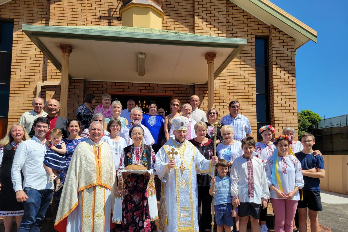 Владика Микола Бичок відвідав парафію Святого Володимира у Вулонгонг (Австралія)