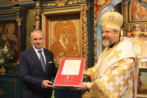 Глава УГКЦ Блаженніший Святослав відзначений найвищою нагородою міста Любліна