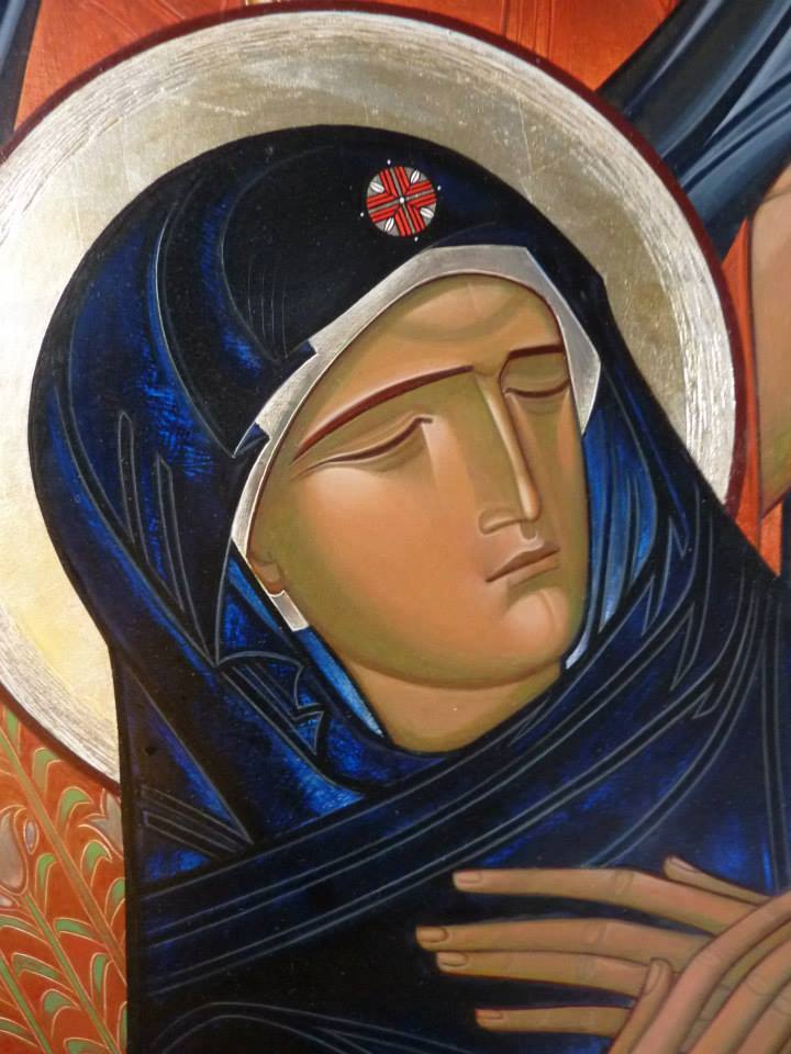 Любов Яцків, Фрагмент ікони Успення Пресвятої Богородиці