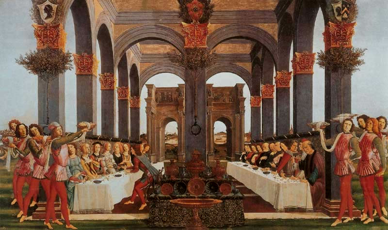 Сандро Боттічеллі, Весільний бенкет, 1483 рік