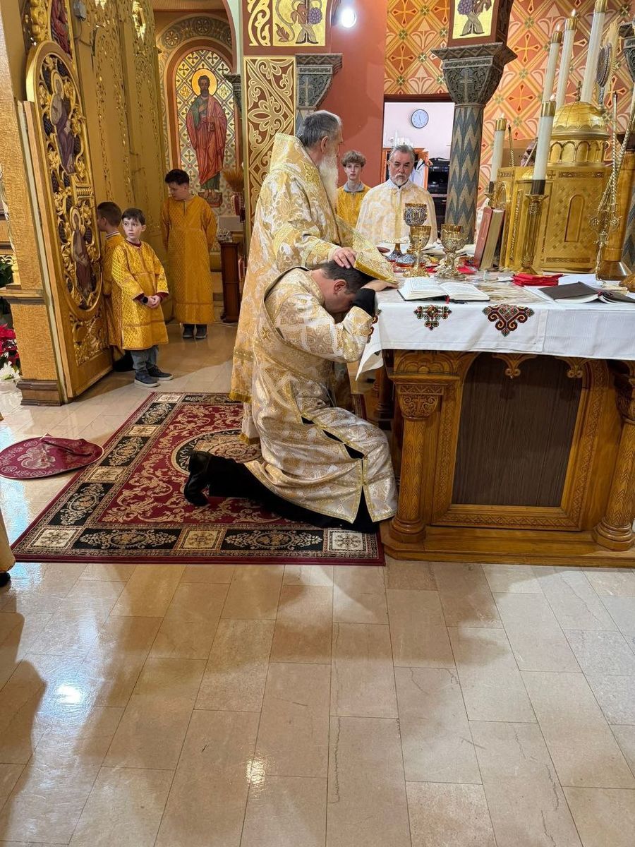 Дияконське рукоположення за участі владики Венедикта Алексійчука.