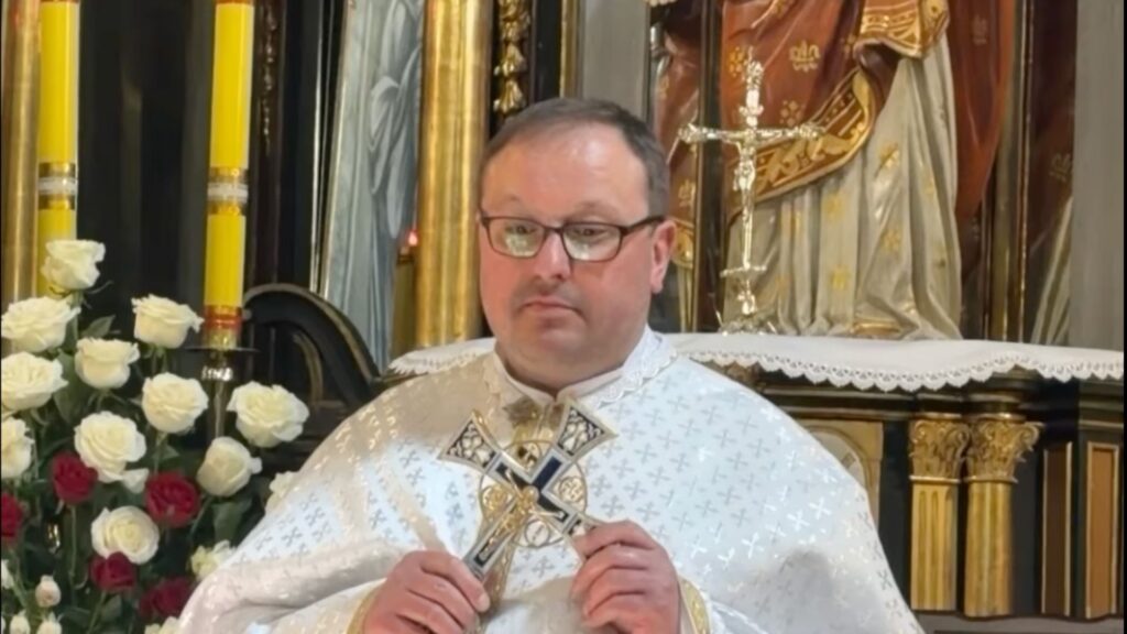 Отець Роман Шупʼяний – перший ігумен новоствореного монастиря Святого Андрія ЧСВВ у Львові. Фото: "Духовна велич Львова".