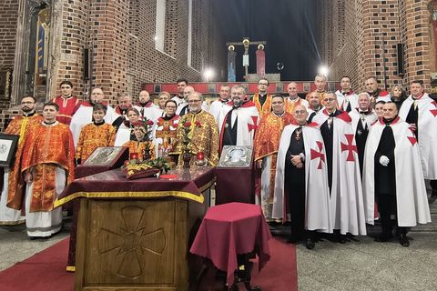 Вроцлавський собор прийняв делегацію Ордену Лицарів Христа та Єрусалимського храму