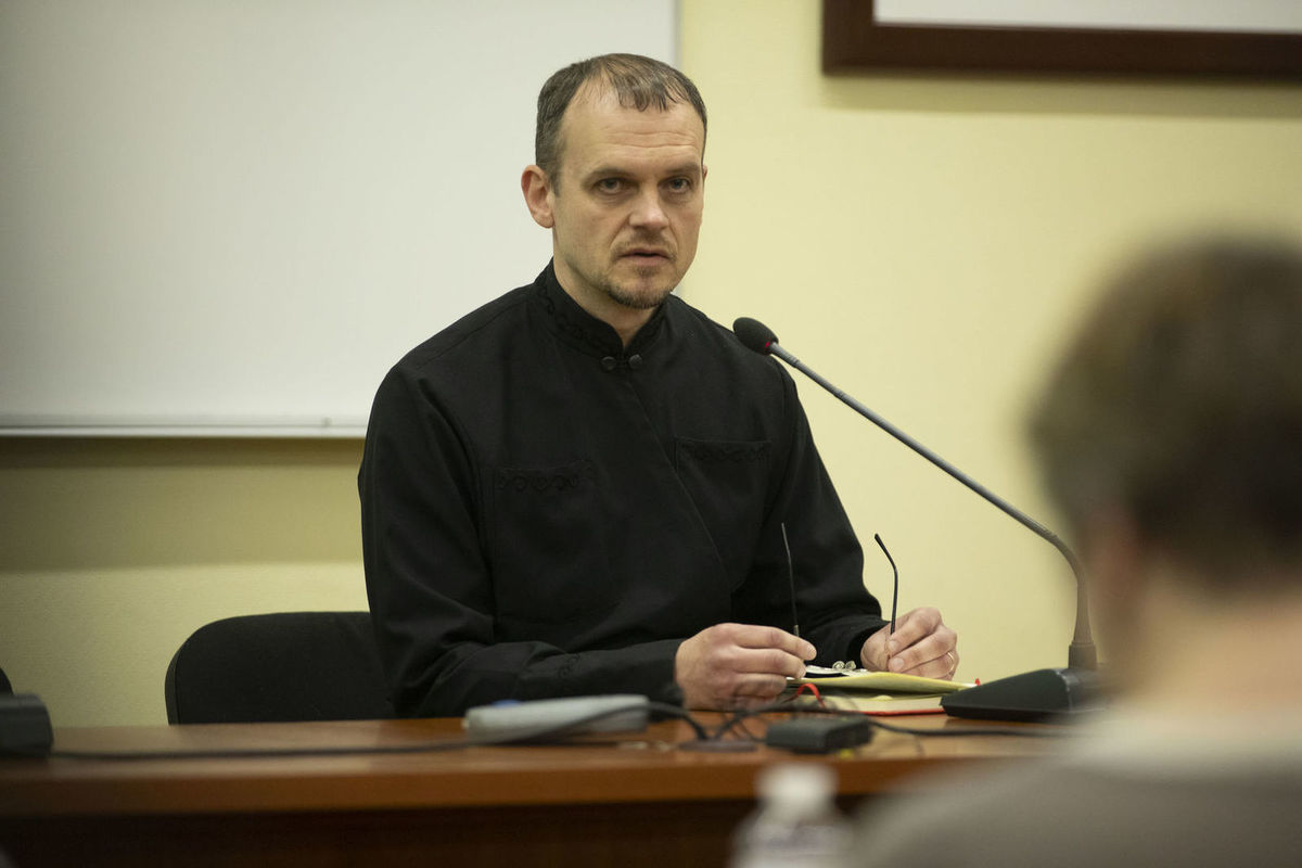 Отець Михайло Михалець, викладач Ужгородської греко-католицької богословської академії імені блаженного Теодора Ромжі.