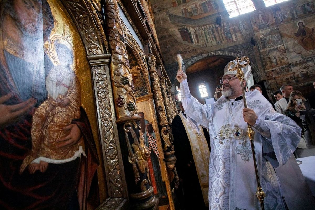 Глава УГКЦ освятив оновлений храм Святого Юрія в Дрогобичі: «Цей храм є документом, паспортом нашої європейської культури»