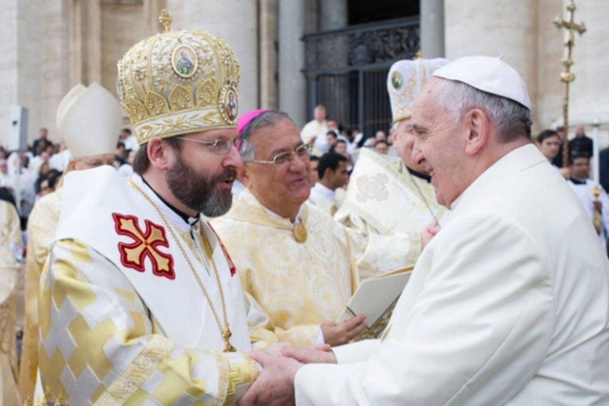 Глава УГКЦ: «Наша Церква в Україні та всьому світі є разом із Папою Франциском!»
