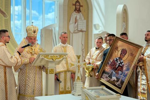 У Старуні молитовно відзначили перше храмове свято базиліки блаженного Симеона