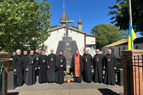Єпископи Постійного Синоду УГКЦ відвідали Український православний центр у Канберрі