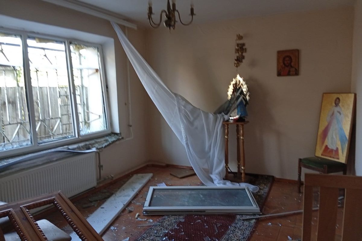 Повторний обстріл монастиря сестер Чернечої родини Воплоченого Слова (ССВМ) у Краматорську, серпень 2026 року