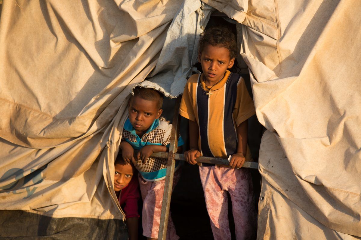 Християнські еритрейські біженці в таборі Хітсац на півночі Ефіопії. Джерело: "Допомога Церкві у потребі"