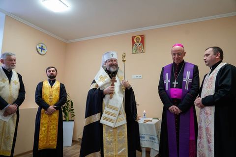 «Цей день вінчає багато років праці», — Блаженніший Святослав освятив Соціальний центр Карітасу в Києві