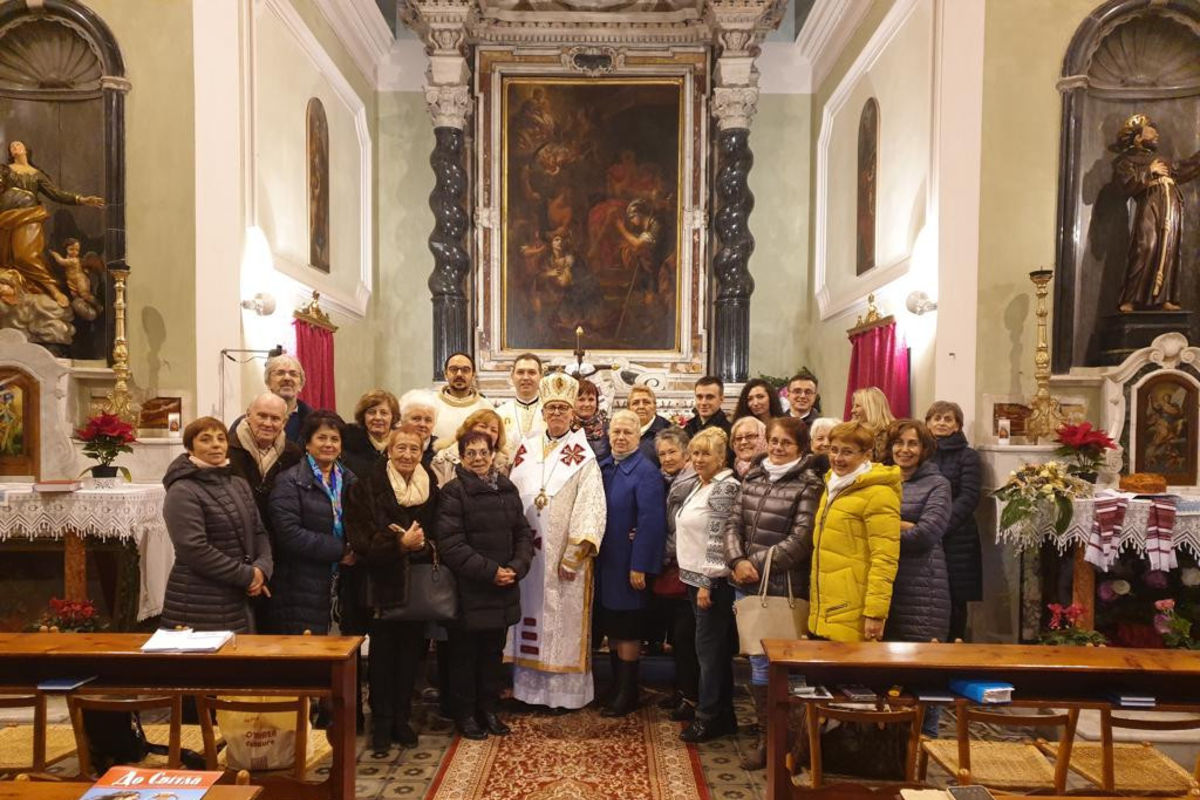 Владика Діонісій Ляхович відвідав з душпастирським візитом новозасновану парафію в Санремо