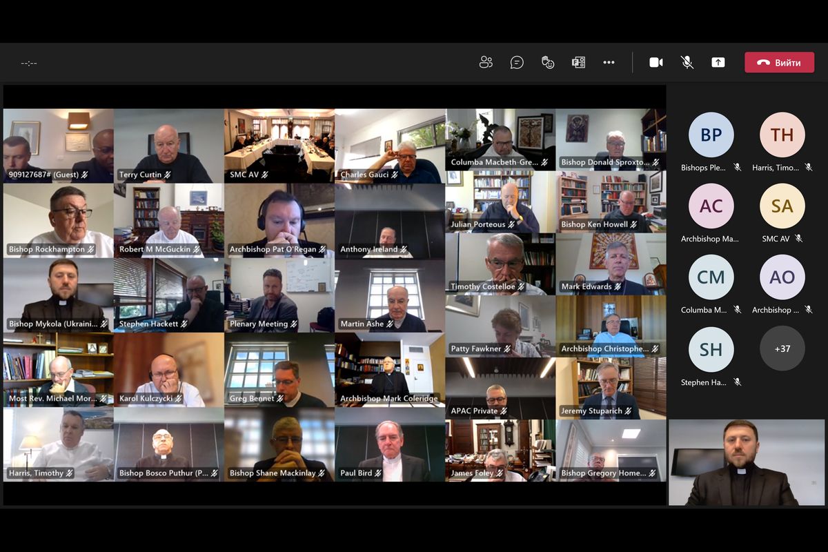 «Син української землі є серед нас»: владика Миколай Бичок взяв участь в Австралійській Конференції Католицьких Єпископів