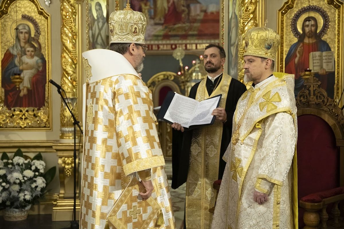 Момент інтронізації нового архиєпископа і митрополита Тернопільсько-Зборівського, 8 грудня 2024 року. Фото: Департамент інформації УГКЦ