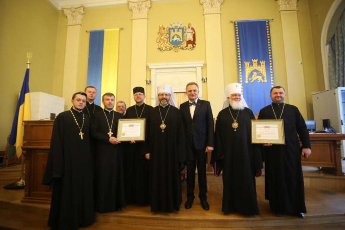 Звання «Почесний громадянин міста Львова» отримали лідери християнських Церков