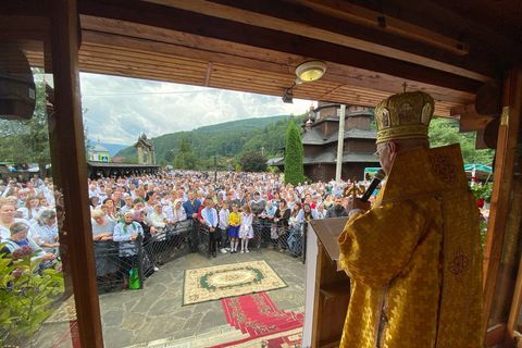 Митрополит Володимир Війтишин очолив храмове свято у монастирі Св. пророка Іллі у Дорі