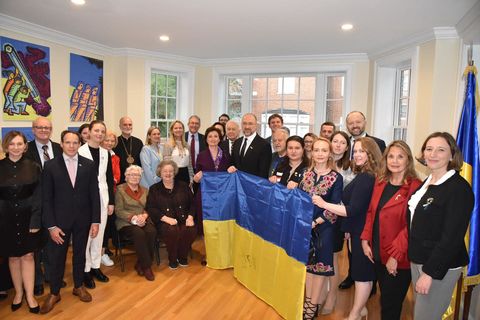 Митрополит Борис Ґудзяк взяв участь у зустрічі прем’єр-міністра України з українською громадою у США