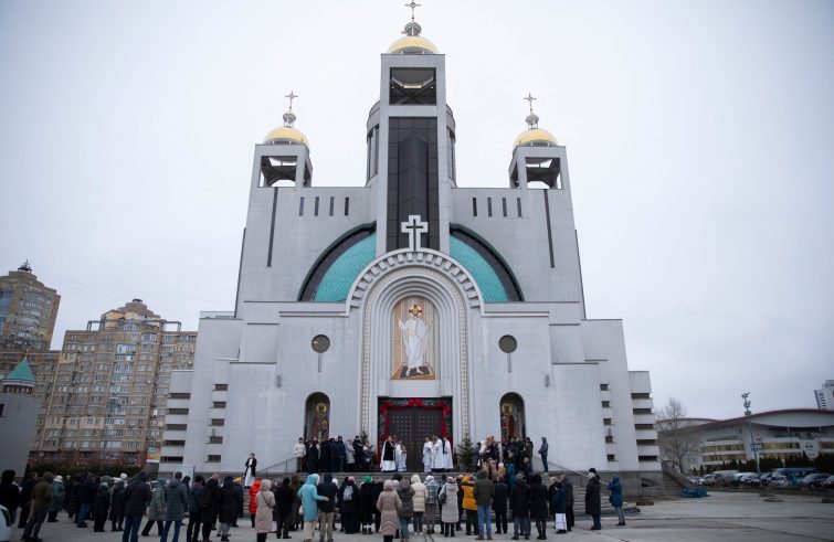 Відкриття дверей відпустового Патріаршого собору Воскресіння Христового у м. Києві. Фото: Департамент інформації УГКЦ