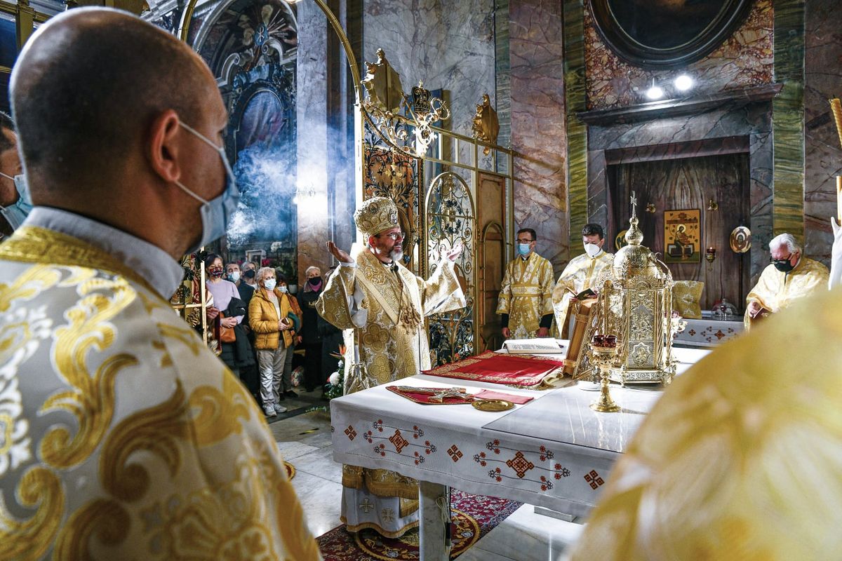 Глава УГКЦ в катедральному храмі святих Сергія і Вакха в Римі: «Цей храм є свідченням того, що Бог є з нашим народом»