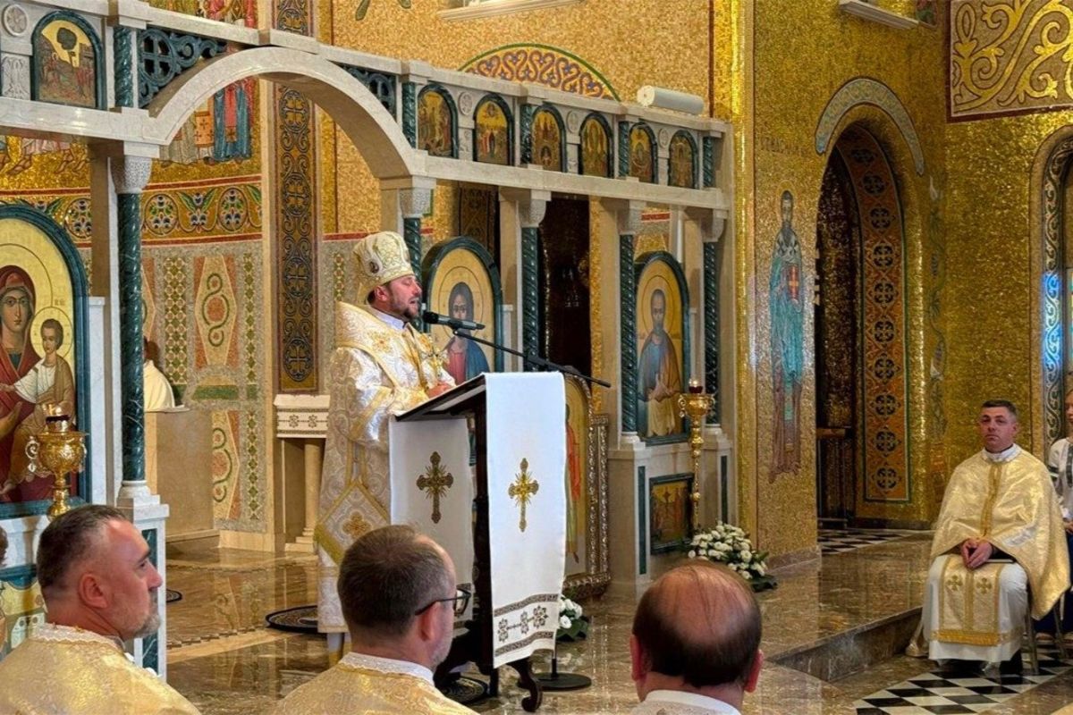Єпископ Микола кардинал Бичок прийняв титулярний храм Святої Софії у Римі