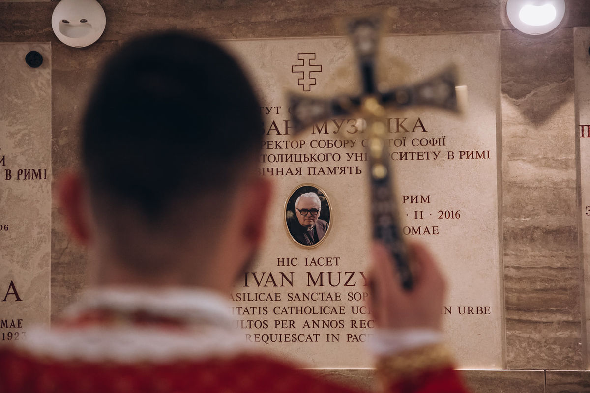 В Римі молитовно вшанували пам’ять довголітнього ректора собору Святої Софії з нагоди століття від дня його народження