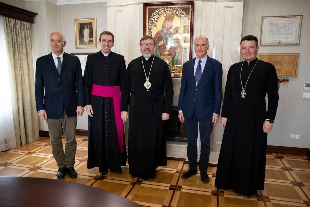 Глава УГКЦ зустрівся з керівництвом французької благодійної організації «L’Œuvre d’Orient»