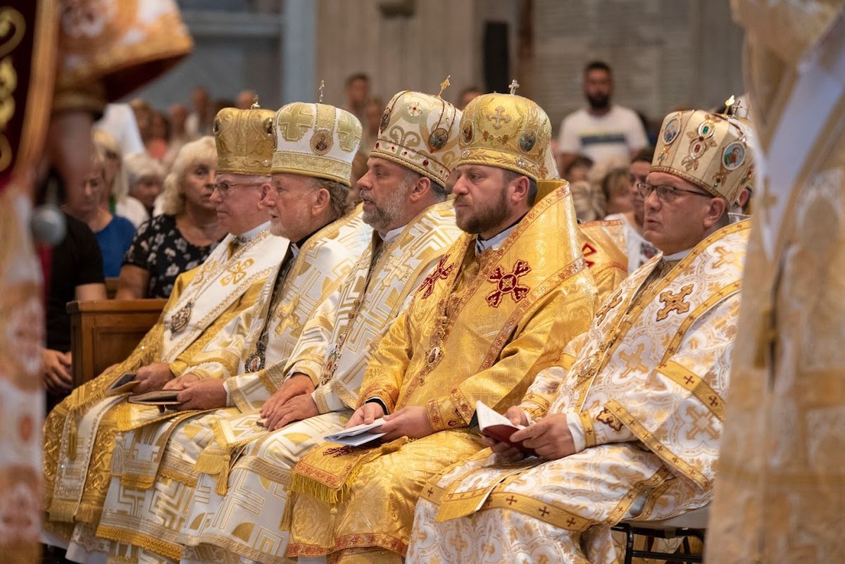 Владика Микола Бичок під час Літургії у базиліці Святого Петра, 10 вересня 2023 року