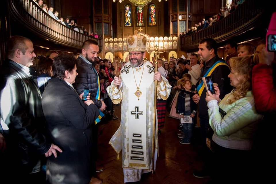 Блаженніший Святослав із візитом у Єпархії Пресвятої Родини із осідком у Лондоні (Великобританія)