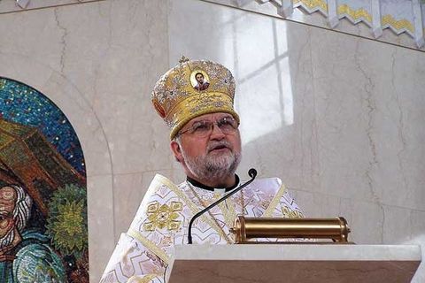 Блаженніший Святослав привітав владику Стефана Сороку з 70-літтям