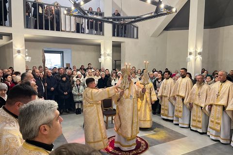 Владика Тарас Сеньків посвятив храм Блаженного свщмч. Йосафата Коциловського в м. Стрию