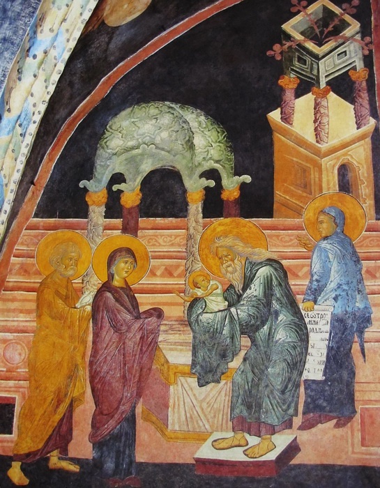 Стрітення Господнє, каплиця Св. Трійці, м. Люблін, 1418 р. майстер Андрій і учні
