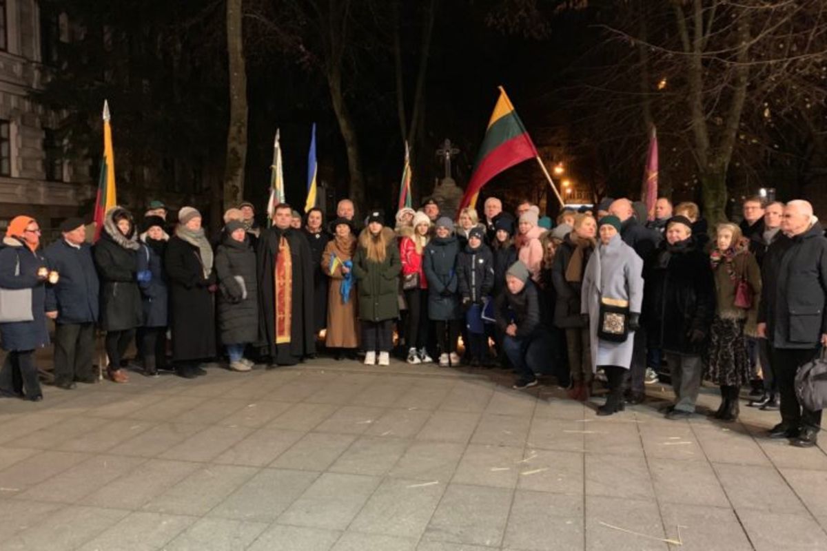 У Вільнюсі вшанували пам’ять жертв Голодомору 1932–1933 років в Україні