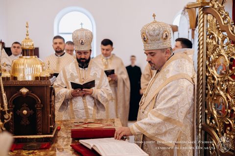 Владика Андрій Хім’як у день храмового празника ІФДС: «Святий Йосафат є великим даром для нашої Церкви!»