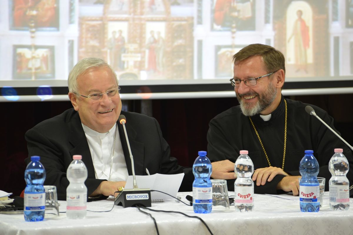 Президент Єпископської конференції Італії привітав Главу УГКЦ з ювілеєм інтронізації