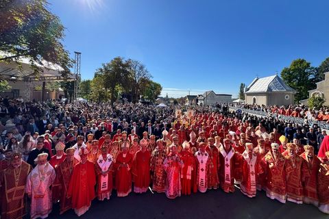 «Ще один син української землі піднесений на престоли Господньої слави», — Глава УГКЦ на беатифікації Петра Павла Ороса