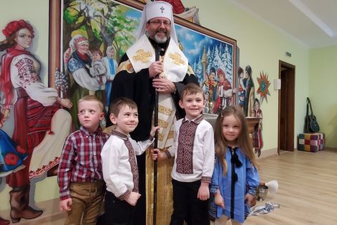 У Тернополі Блаженніший Святослав освятив християнський дитячий садочок